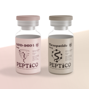 AOD-Tirz Duo research bundle by Peptico – COA-documented, third-party tested, verified purity