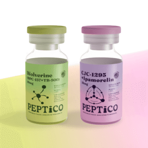Wolverine & CJC + Ipamorelin Duo bundle from Peptico – research-grade, batch-tested, documented certificate of analysis